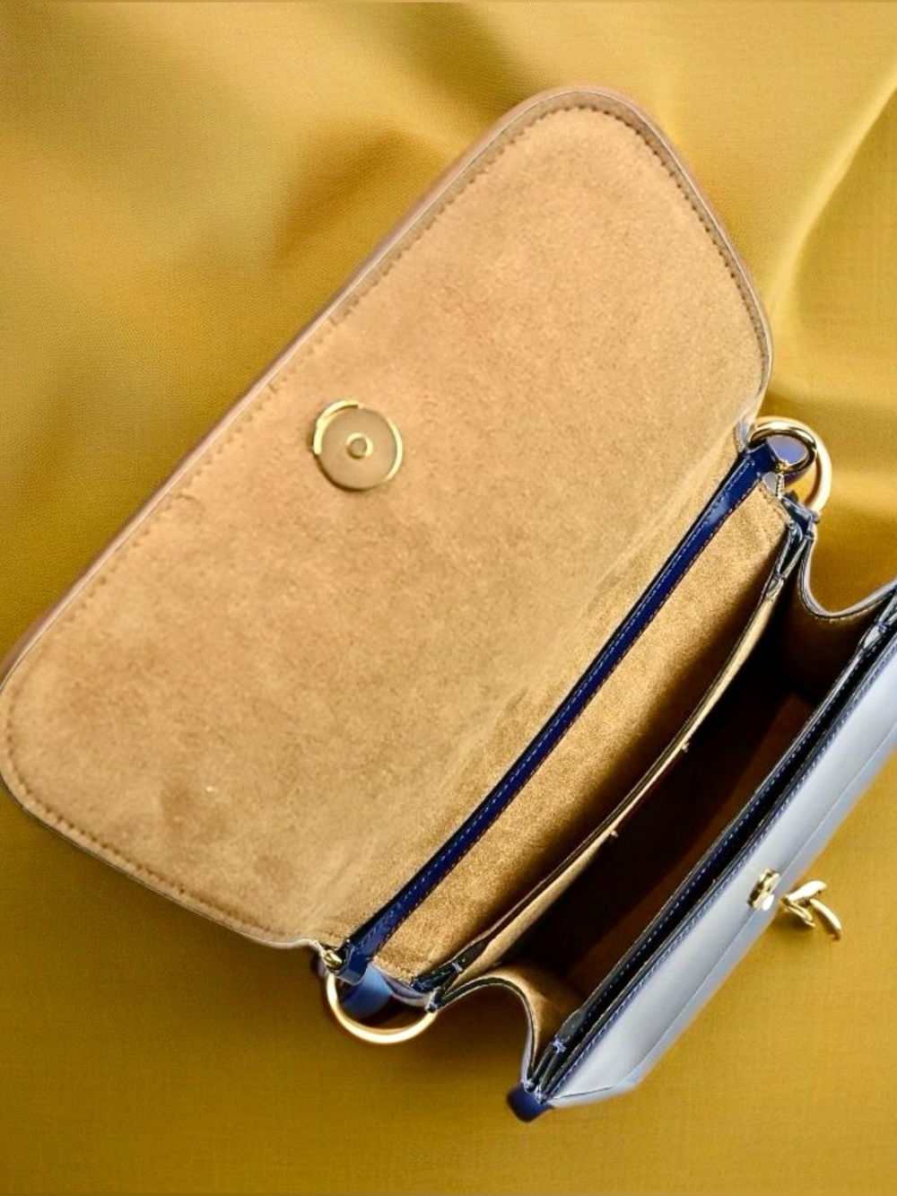 New! COACH Quinn Crossbody & Wallet Set | True Navy Spazzolato Leather (NWOT) - Picture 7 of 7